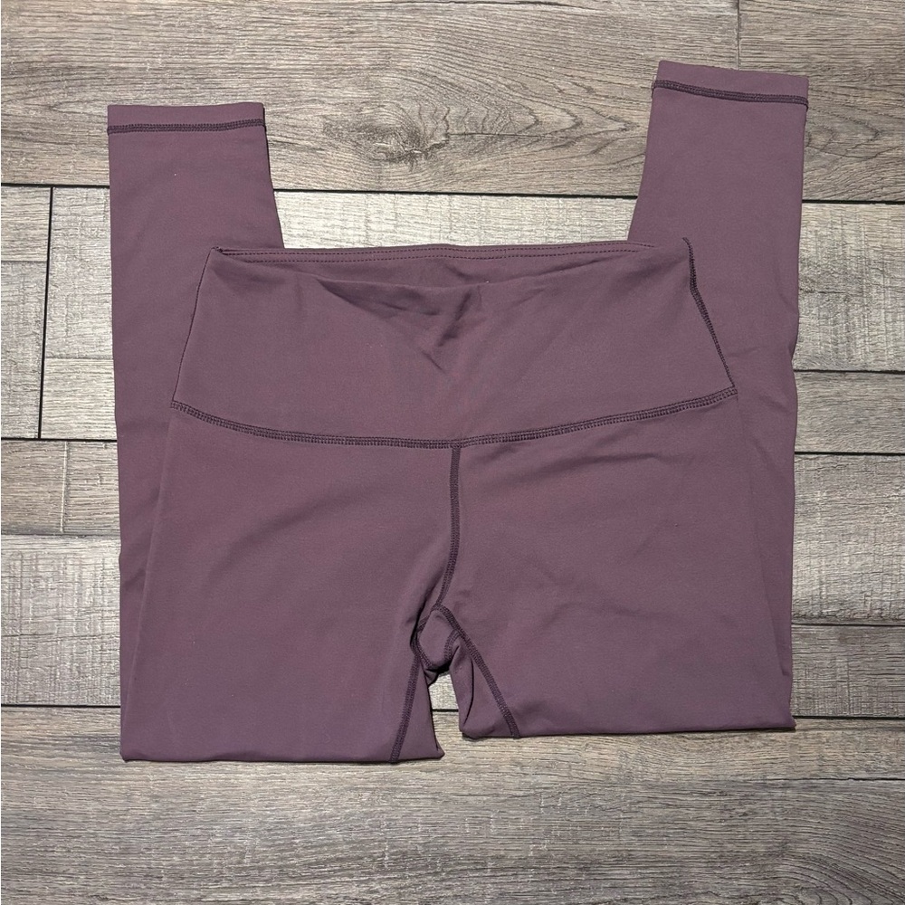 Purple yoga leggings
